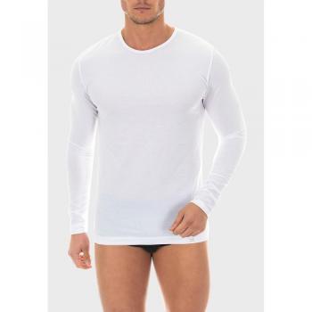 Camiseta interior manga larga hombre algodón egipcio