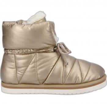 Botas de mujer Armistice SLOW MID doradas con plantilla acolchada
