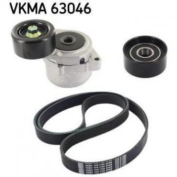 Juego de correas trapeciales poli V SKF VKMA 63046