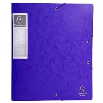 Exacompta 16015H - Carpeta de proyecto con goma, color morado
