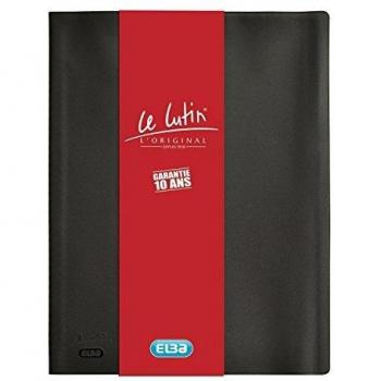 Carpeta de Fundas A4 Le Lutin, 50 Hojas, PVC Negro