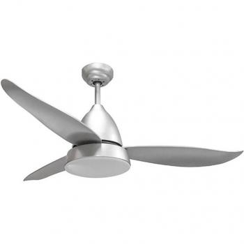 Ventilador de Techo Marino Lumit DC LED 16W con Mando a Distancia Plata Ø122x45 cm