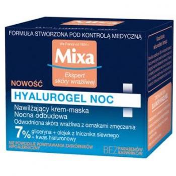 Crema-Máscara Hidratante de Noche Mixa Hyalurogel 50 ml