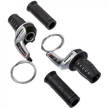 Juego de Manetas de Cambio y Freno SRAM Centera 9 Velocidades, Color Negro/Gris
