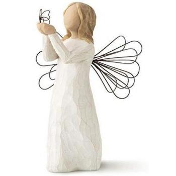 Willow Tree, Figura de ángel con mariposa, Enesco