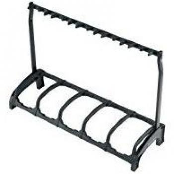 K&M 17515 Rack-Style Guitar Stand for 5 Instruments - Black