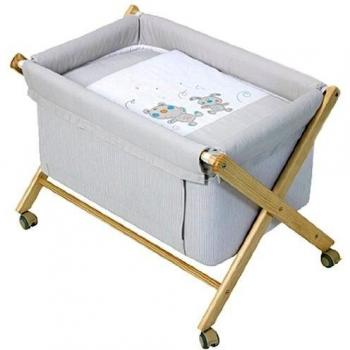 Piccolandy 1903033078300 - Mini cuna plegable, color natural