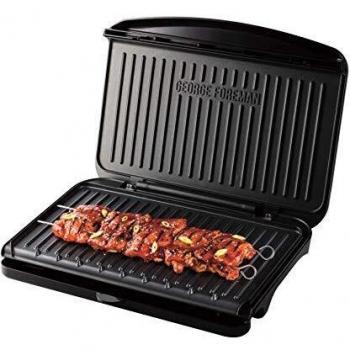 Grill Eléctrico Grande George Foreman 25820 - Saludable, Antiadherente, Placa Caliente, Máquina de Toasties, Ahorro Energético, Fácil Limpieza