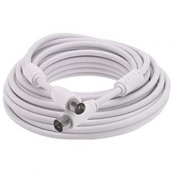 Cable F Macho F Hembra Recto 10 m Blanco