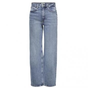 Only Women's High-Waist Relaxed Fit Wide Leg Jeans