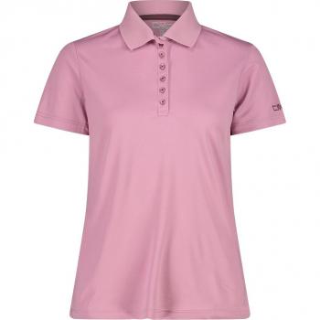 CMP Women's Polo Shirt - Rose, Size 2XS