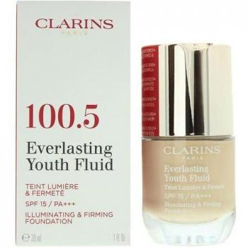 Clarins Everlasting Youth Fluid Illuminating and Firming Foundation SPF15 30ml 100.5 - Cream