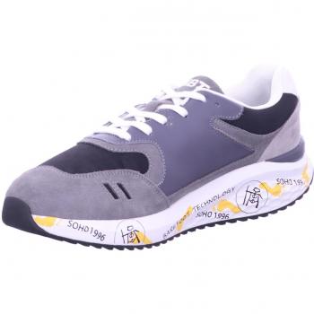 MBT Soho 1996 Men's Low-Top Sneakers - Black/Grey Suede & Nylon