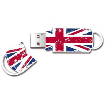 Pendrive Integral Xpression Union Jack - 16Gb - Usb 2.0 - Compatible Pc Y Mac