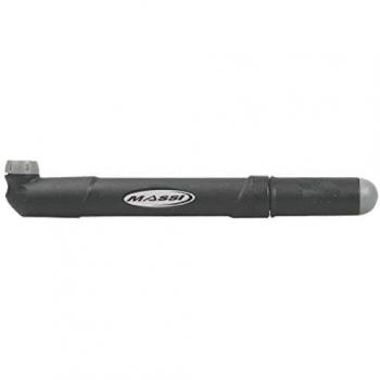 Massi Bomba para Bicicleta Doble Valvula Inflador, Unisex Adulto, Negro, Talla única