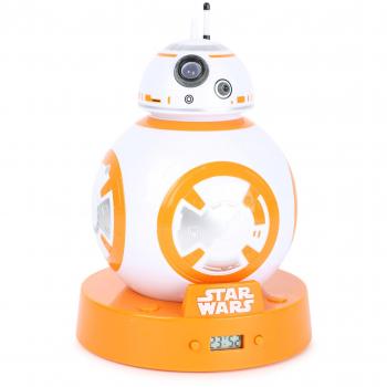 Star Wars - Reloj despertador digital con LCD y proyección BB-8