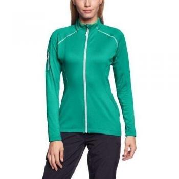 SALEWA Jacke Bow PL W JKT - Cortavientos para mujer, color verde, talla 48