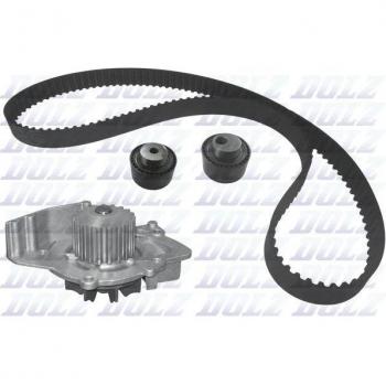 DOLZ Bomba de agua + kit de correa de distribución KD076