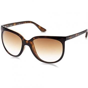 Ray-Ban RB4126 Round Sunglasses 57 mm, Tortoise Frame/Brown Gradient Lens