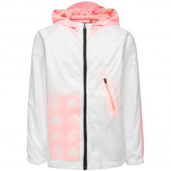 LEGO Wear Girl-Siam 102-Windbreaker Chaqueta, Blanco