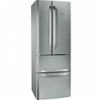 Combi Hotpoint E4DXC1, Inox, 196 cm, No Frost, A+