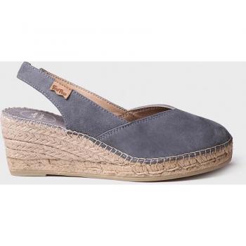 Toni Pons Alpargatas de mujer BETTY-A - Alpargatas de cuña de mujer de ante con plantilla acolchada