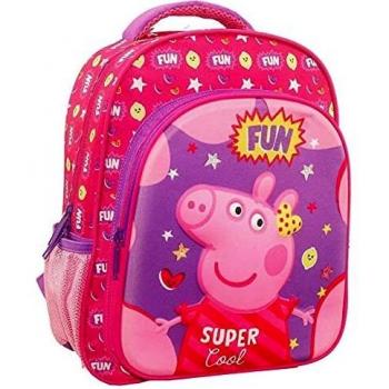 Peppa Pig Mochila 3D 2 compartimentos