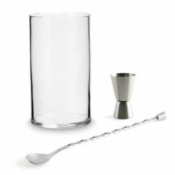 SET 6 Vasos Fiesta Luminarc con Cuchara Mezcladora y Medidor 62cl