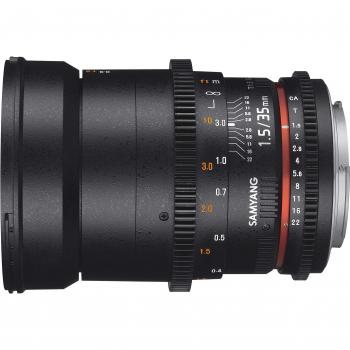 Samyang F1312901101 - Objetivo para vídeo VDSLR para Canon EF