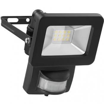 Proyector LED Exterior 10W con Sensor de Movimiento, IP44, 850lm, Luz Neutra 4000K, Color Negro