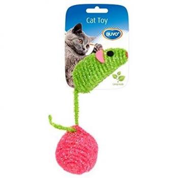 Duvo+ - Juguete Surtido de ratón y Bola de Nailon para Gato