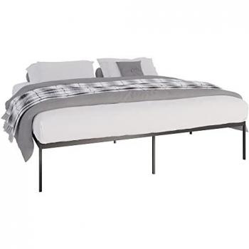 Somier Metálico Fargo Negro 200x200x42 cm con Listones y Capacidad de Carga de 320 Kg