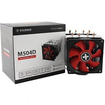 Xilence Performance Serie C | Ventilador de CPU | XC044 | Torre doble | Heatpipe | Multi Socket | rojo/negro