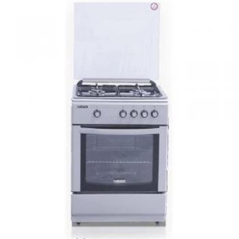 Cocina de Gas Haeger GC-SS6.011A Gris Metálico Mate Horno Blanco (61 L)