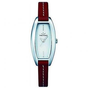 Time Force Reloj Mujer Analogico Cuarzo con Correa de Piel TF2568L-09-1