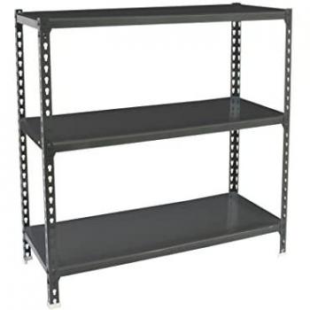 Estantería SIMONCLICK PLUS 3/300 900 ANTRACITA/ANTRACITA - 3 Baldas Ajustables, 180 kg de Punto Flexión, Dimensiones: 900x1000x300 mm,
