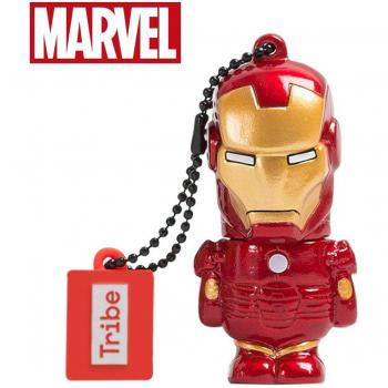 Llave USB 16 GB Iron Man - Memoria Flash Drive 2.0 Original Marvel Avengers, Tribe FD016504