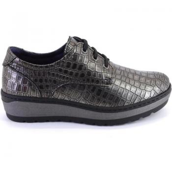 Zapatos con cordones de mujer NOTTON 1851 bronce PIEL