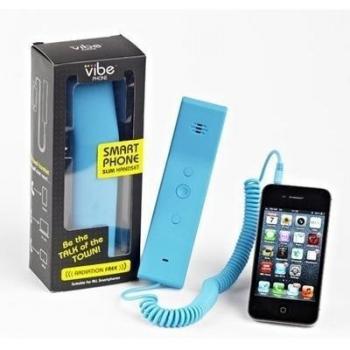 Vibe Slimline Retro Auricular de teléfono Inteligente Turquesa