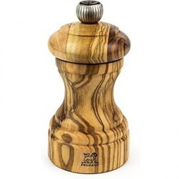 Molino de Pimienta Manual Peugeot BISTRO 10 cm en Madera de Olivo con Mecanismo de Acero Inoxidable