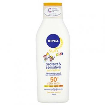 NIVEA Sun Kids Sensitive Protect SPF 50+ Lotion, 200ml