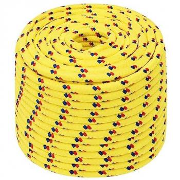 Cuerda de barco polipropileno amarilla 12 mm 50 m