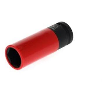 Vaso de Impacto Gedore RED 1/2 (12,5 mm) con Camisa Protectora, 6 Puntas, Tamaño SW 21 mm, Largo
