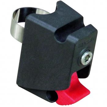 Adaptador KLICKFIX Contour Max para bicicleta, compatible con sillines de 25-32mm, color negro