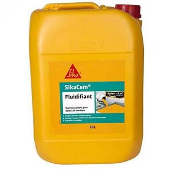 Sika Cem Fluidificante - Reductor de agua alto superlastificador - 20L - Marrón