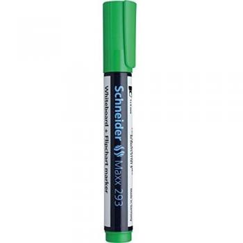 Marcador de Pizarra Maxx 293, Punta Cincel 2-5 mm, Verde, Recargable y Ecológico (95% Plástico Reciclado)
