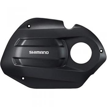 Carcasa Cubremotor Shimano Central SM-DUE 50T con Marchapies de 190 mm en Negro