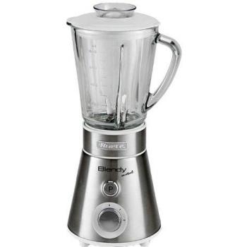 Batidora de Vaso Ariete Blendy Metal 561, 300W, 800ml, Lame de Acero Inoxidable, 2 Velocidades + Pulse, Color Plata