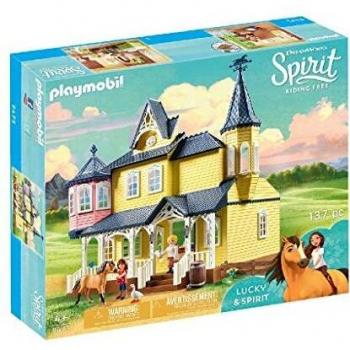 Playmobil DreamWorks Spirit 9475 Lucky's Happy Home for Children Ages 4+