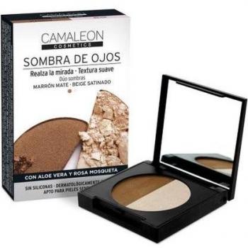 Camaleon Sombras de Ojos Marrón y Beige